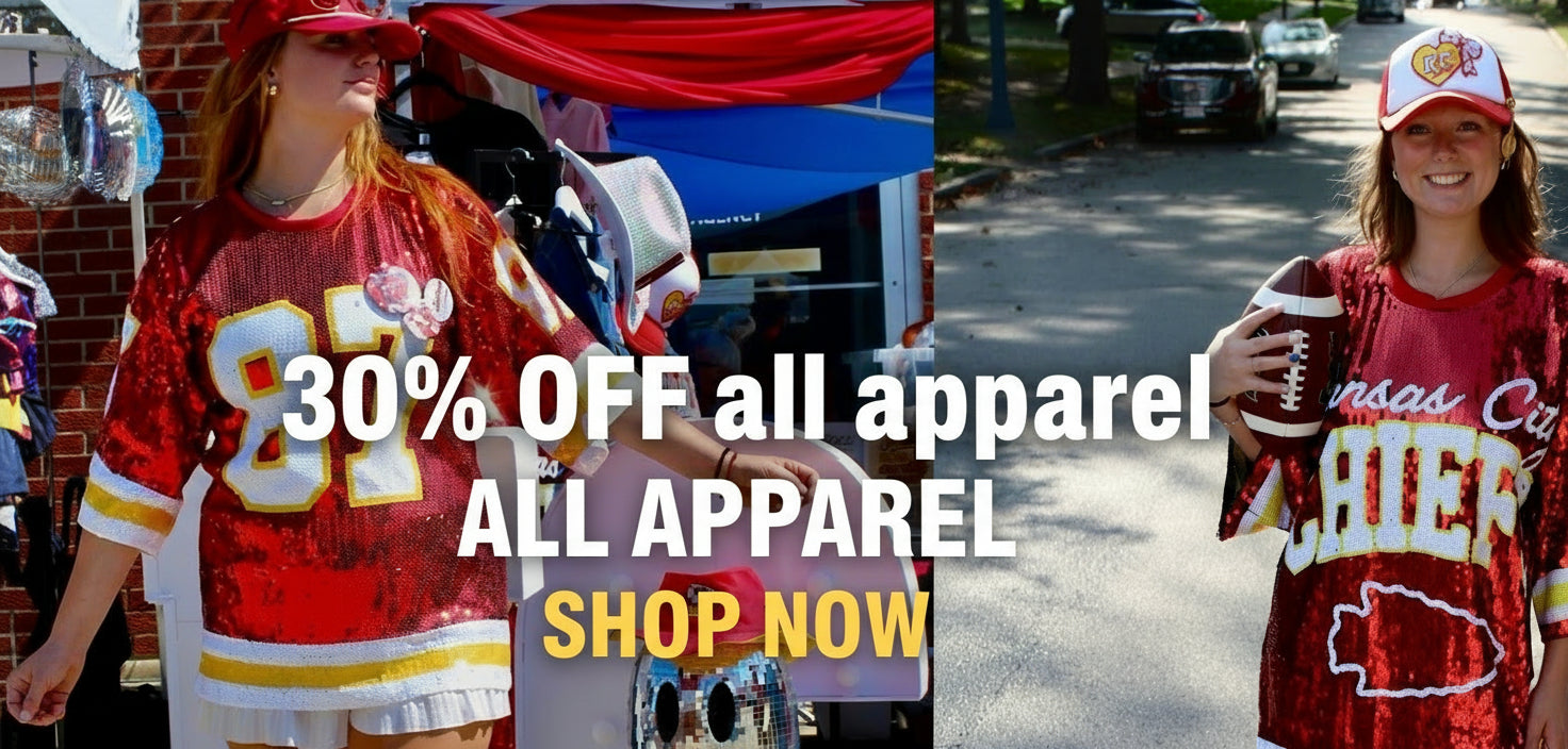30% OFF ALL APPAREL