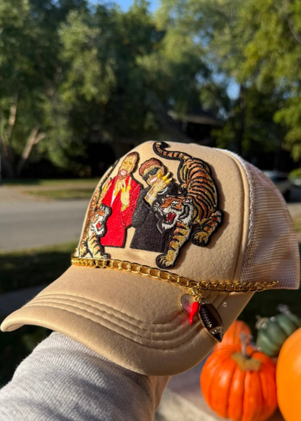 Mahomes and Kelce Checked - Trucker Hat