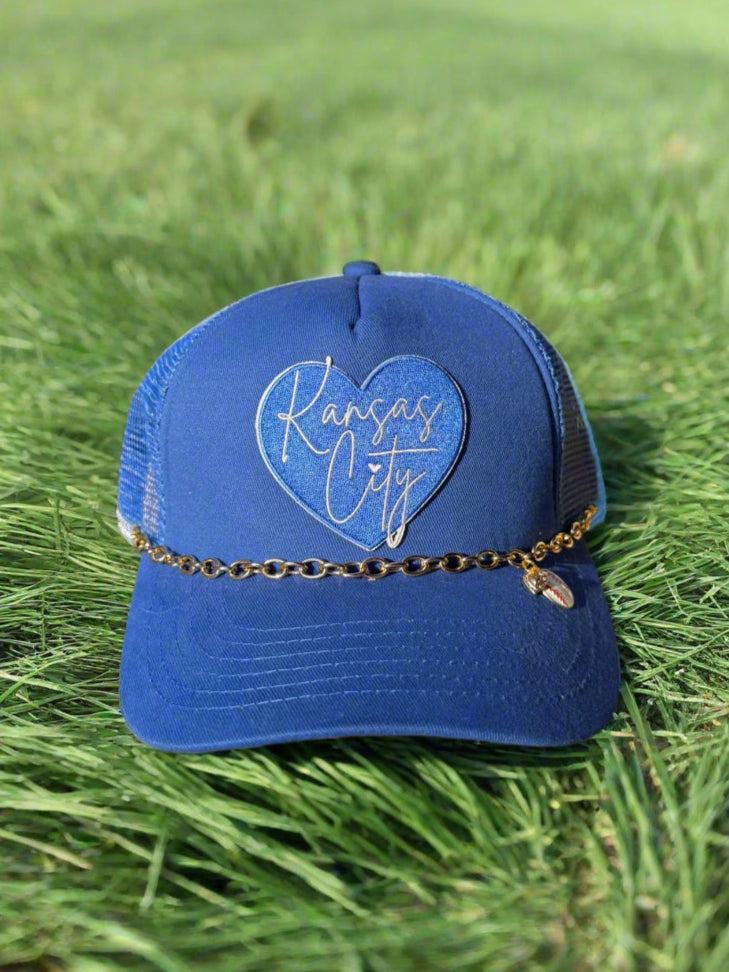 Kansas City Royal Heart- Trucker Hat
