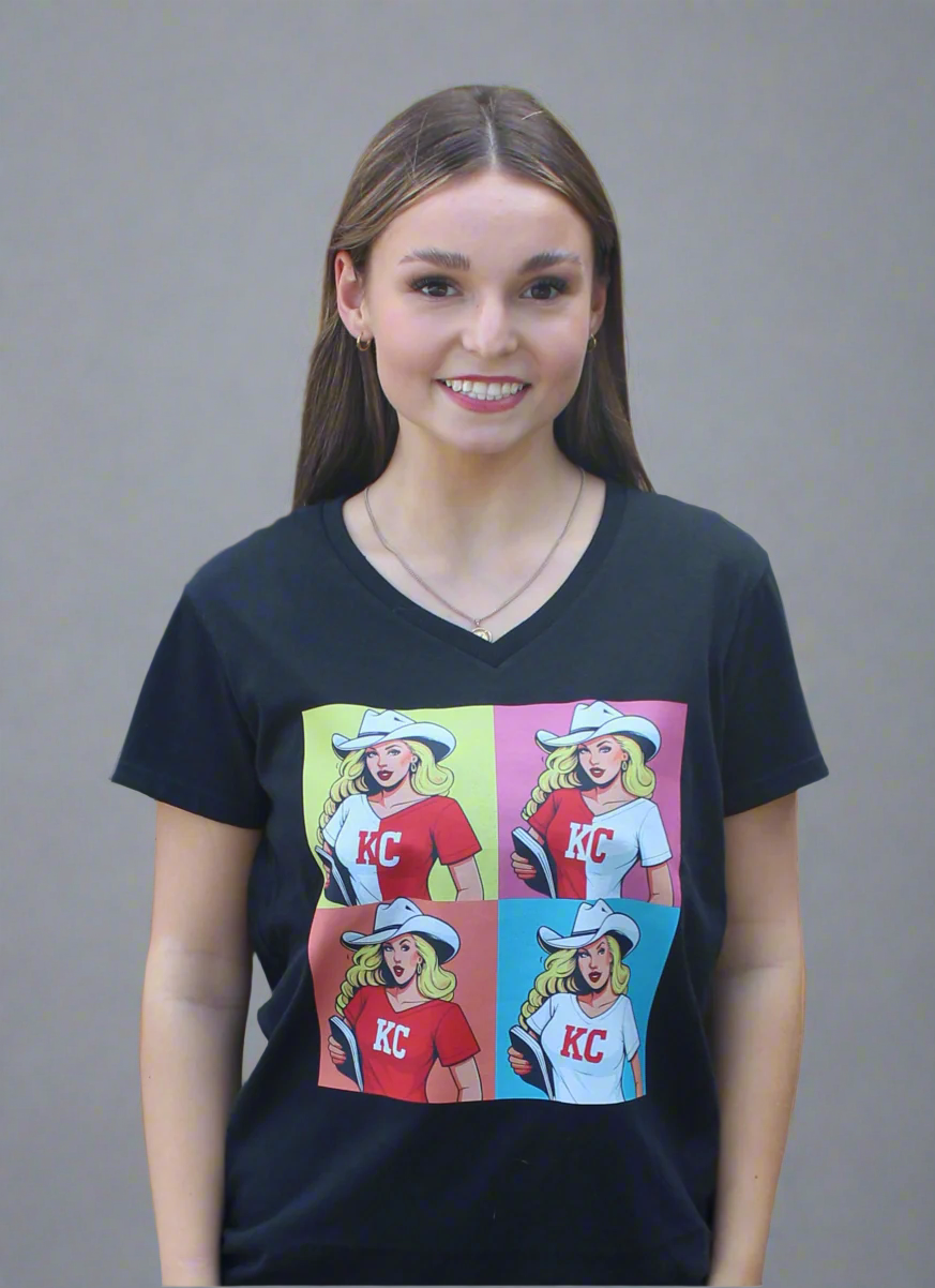 T-Swift Andy Warhol VNeck