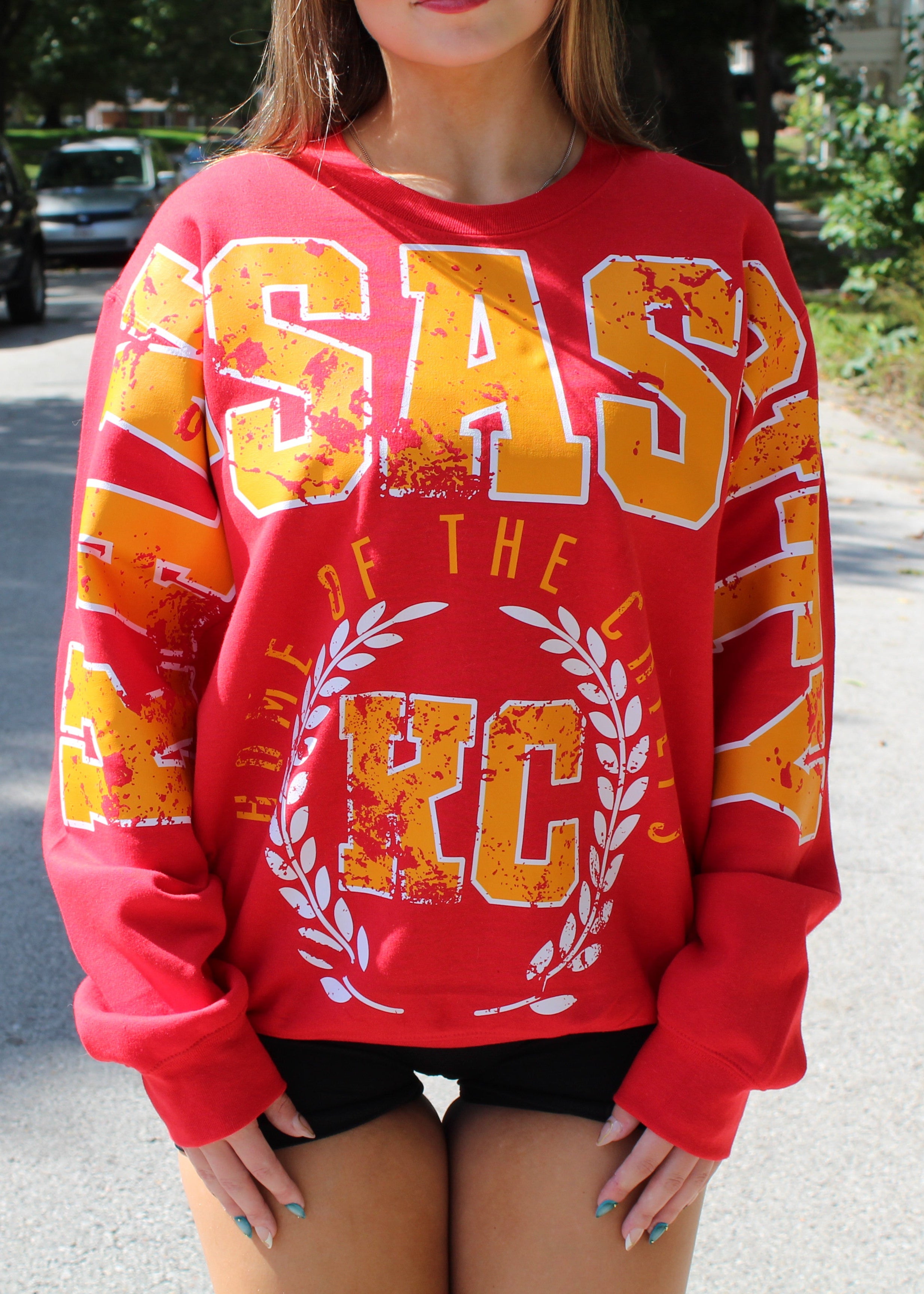 Big Red Energy Crewneck – Kansas City Statement Sweatshirt