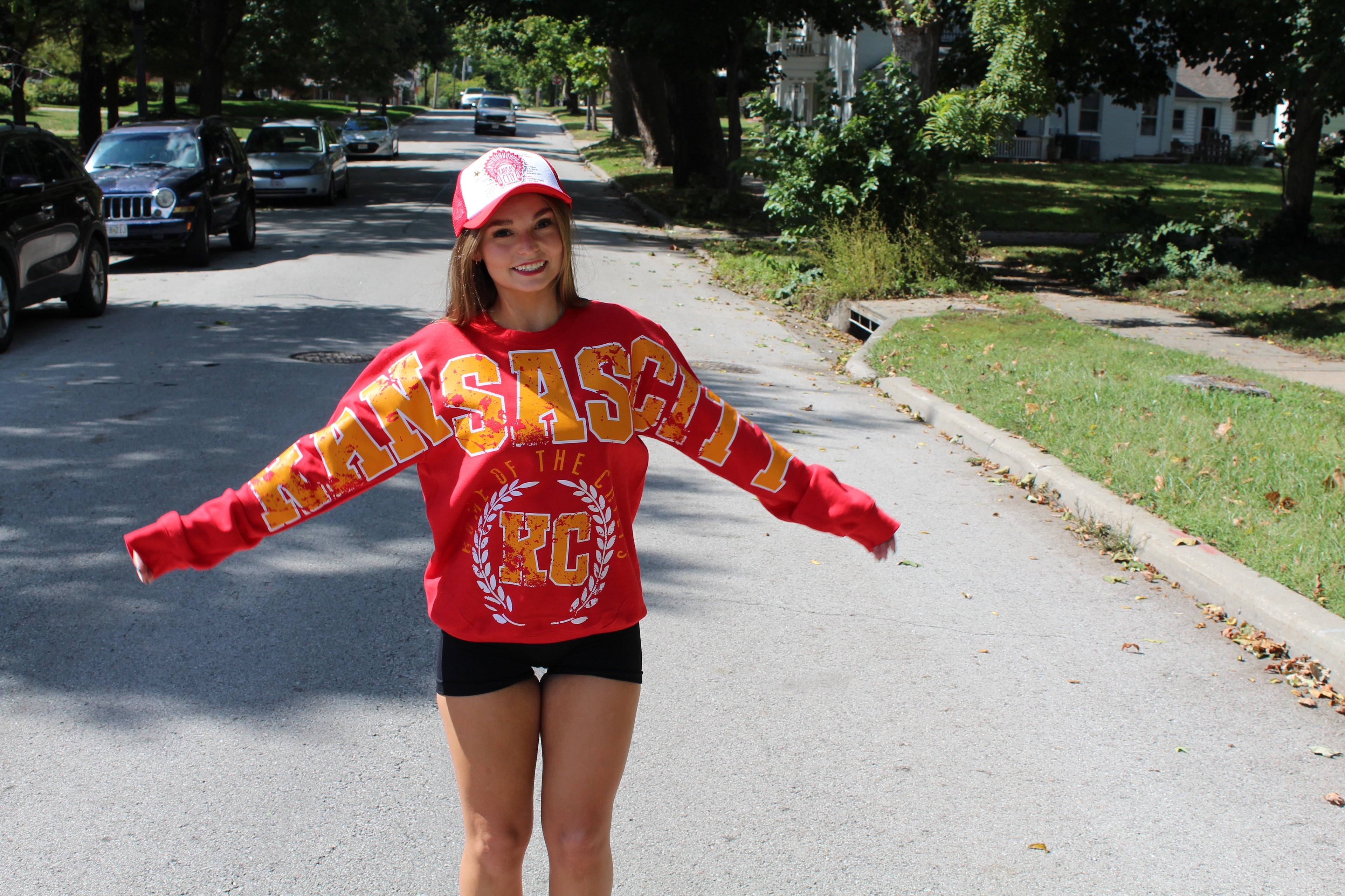 Big Red Energy Crewneck – Kansas City Statement Sweatshirt