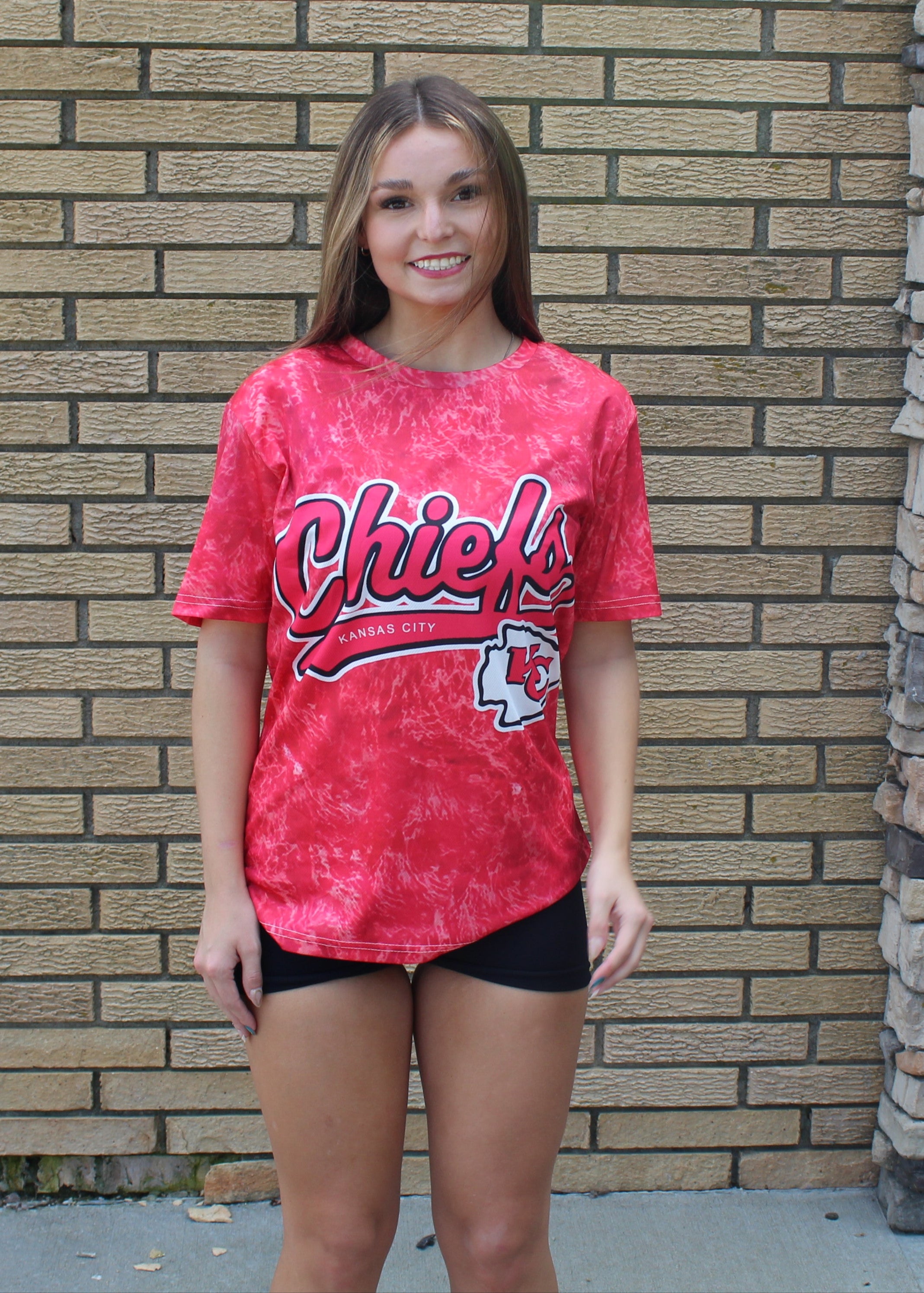 Kansas City Chiefs Vintage Red Tee