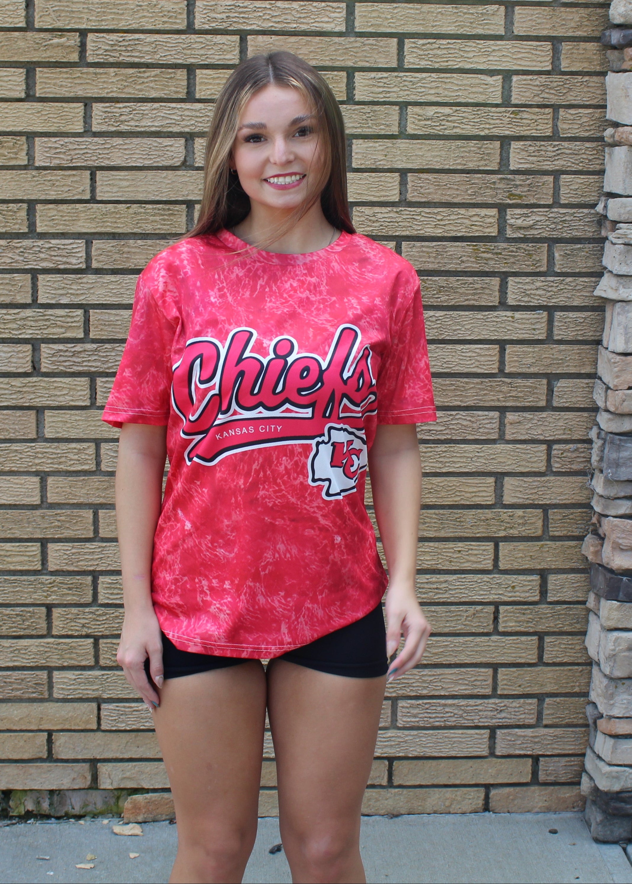 Kansas City Chiefs Vintage Red Tee