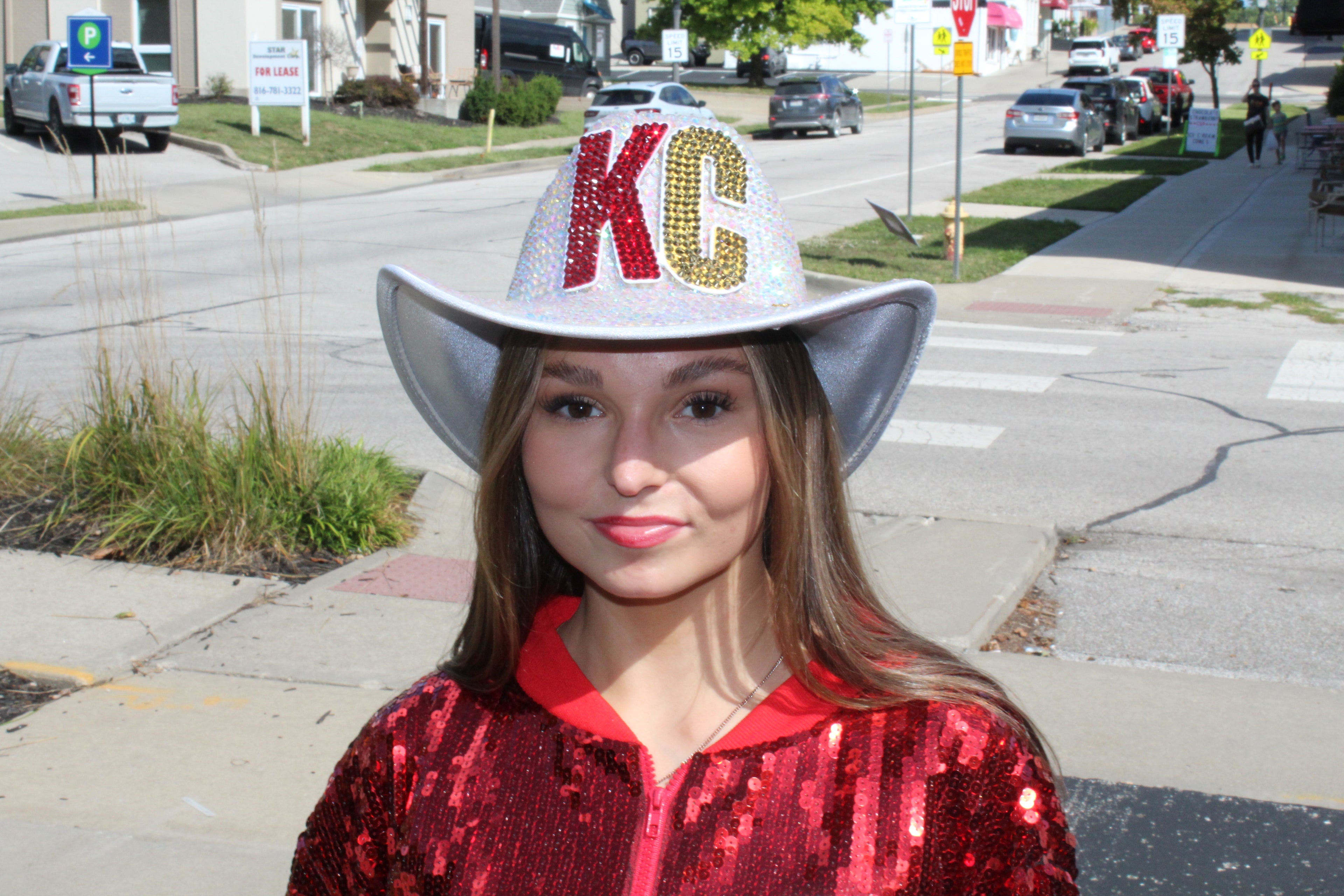 KC Rhinestone Rodeo Hat: Game Day Glam Edition