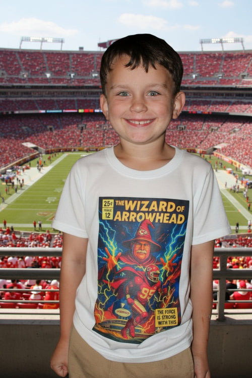 Andy Reid Wizard Tee- Kids