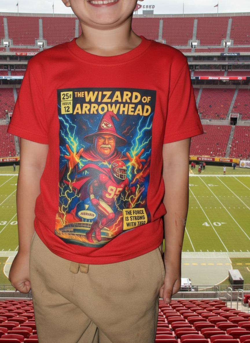 Andy Reid Wizard Tee- Kids