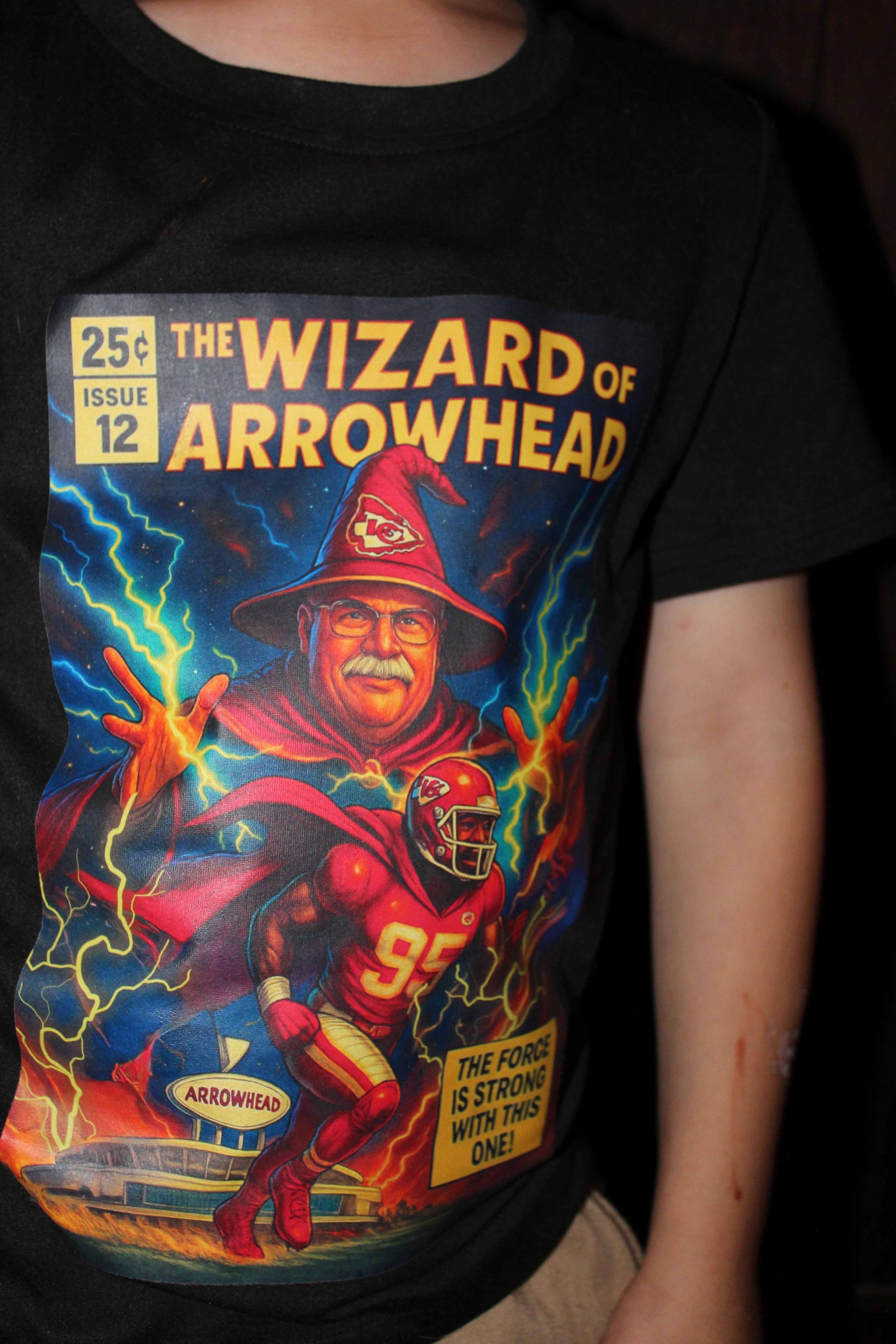 Andy Reid Wizard Tee- Kids