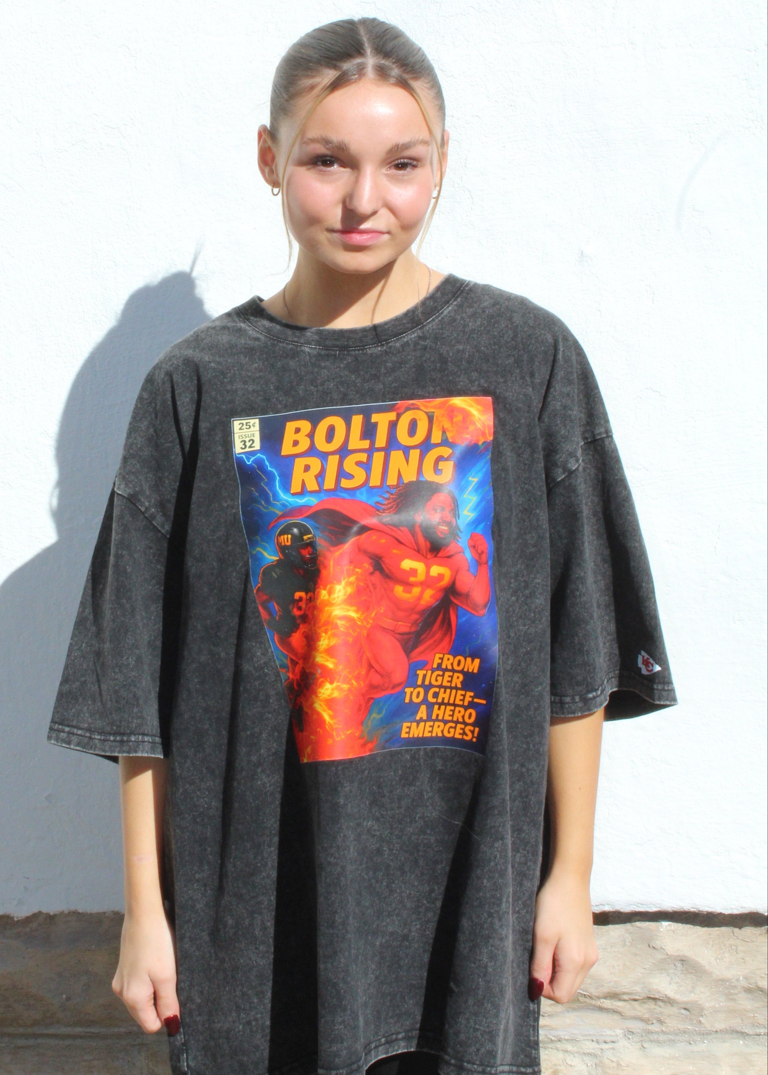 Unisex Bolton Rising Comic Tee – From Tiger to Chief
