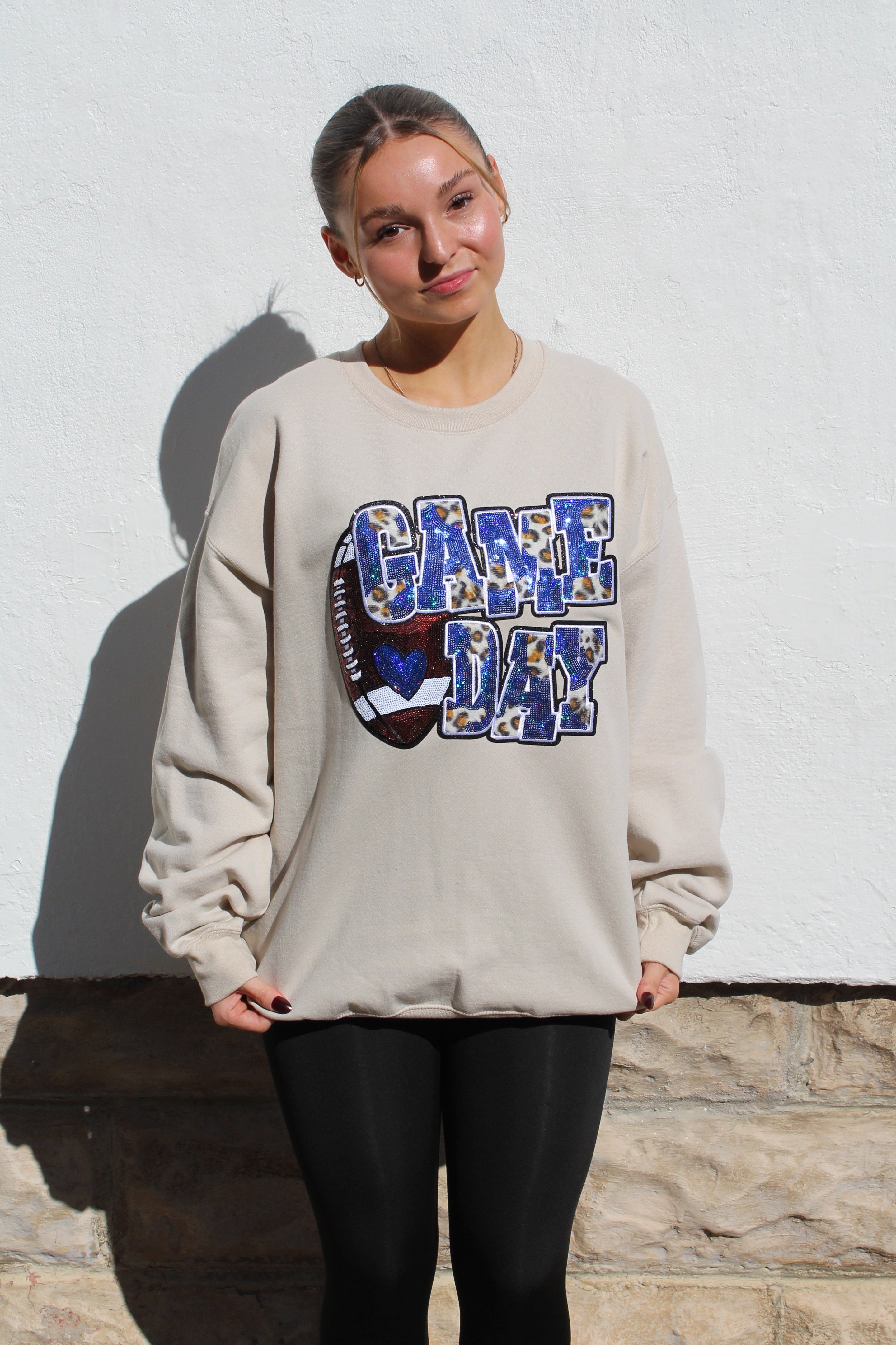 Cheetah Game Day Crewneck