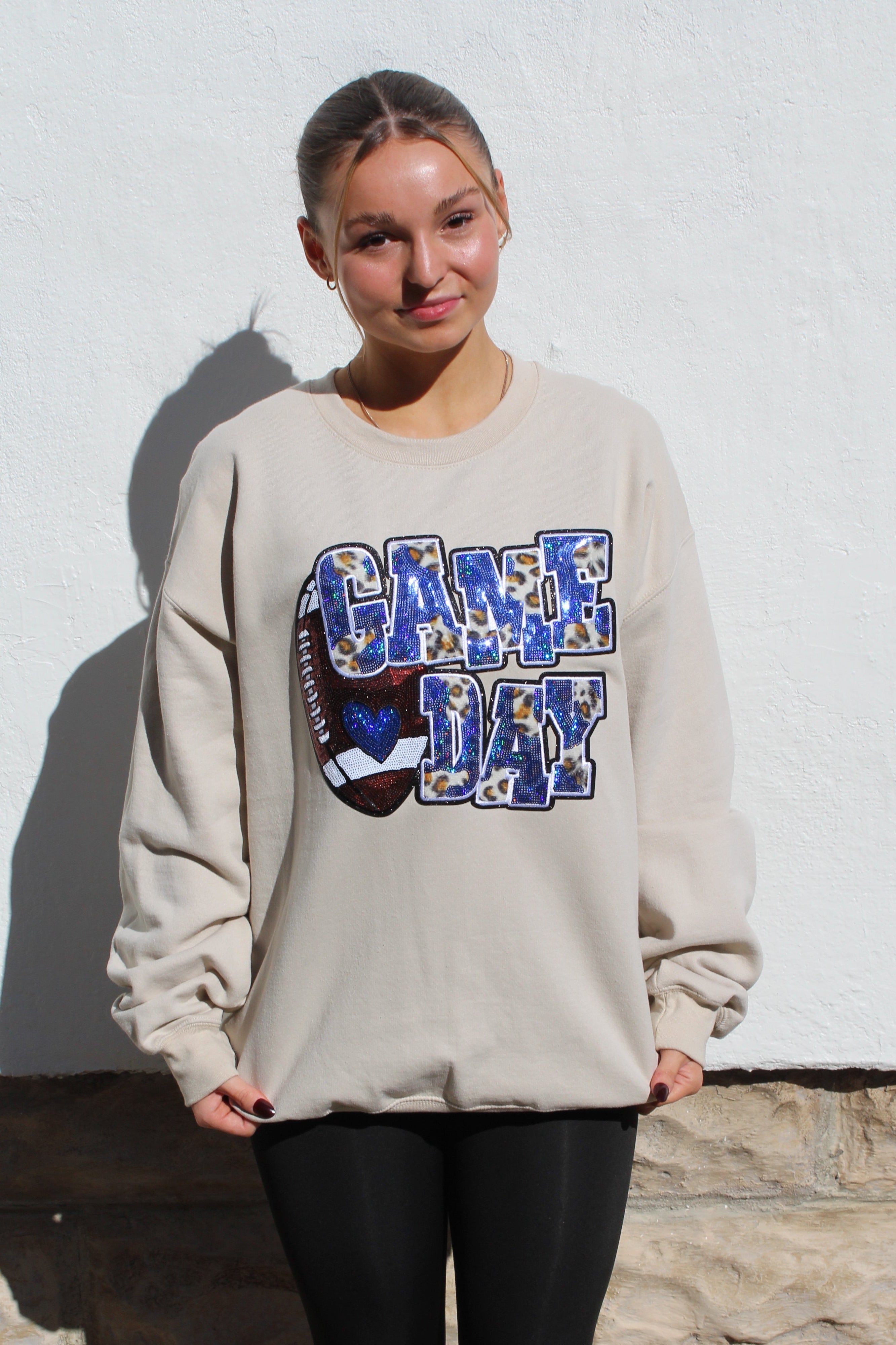 Cheetah Game Day Crewneck