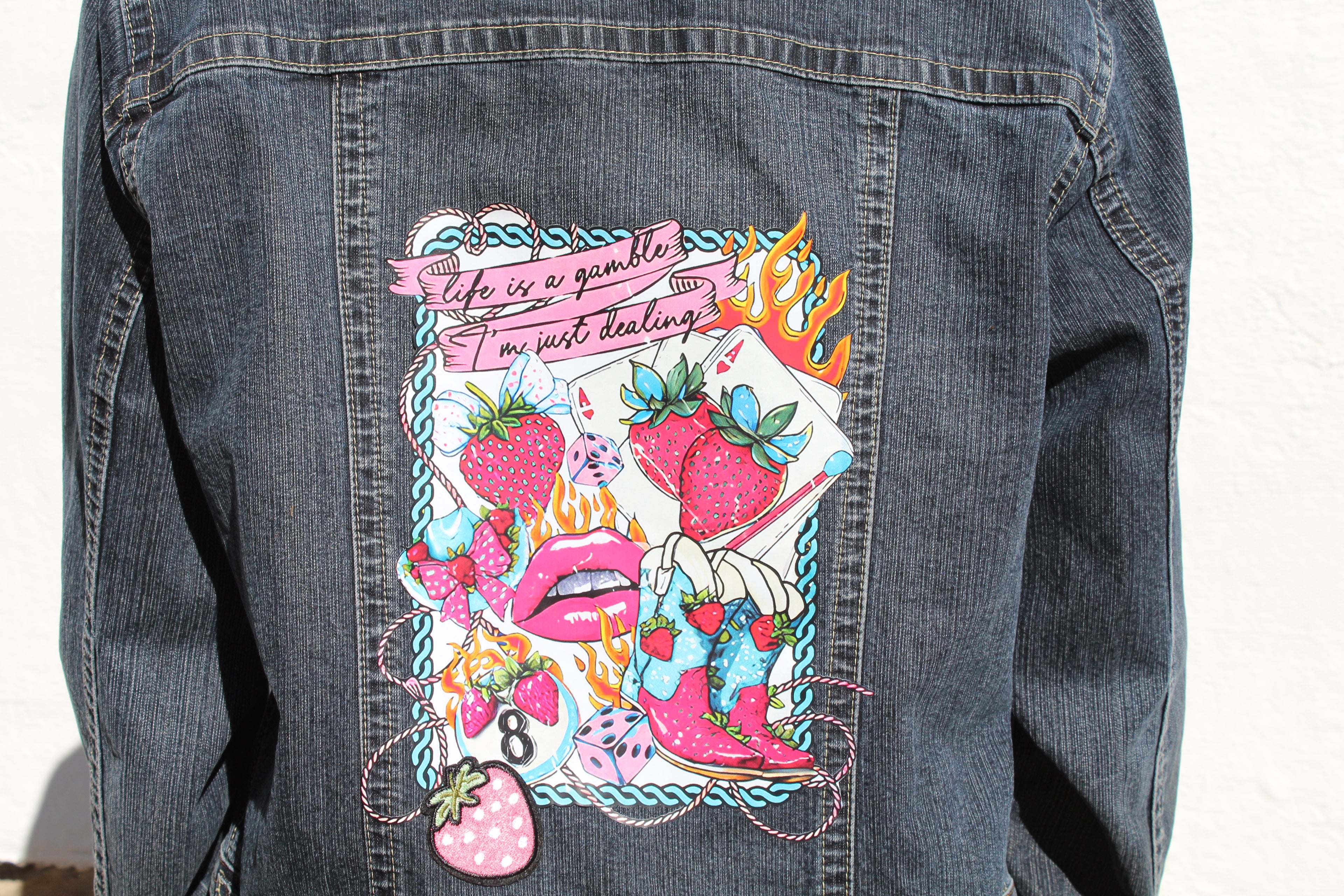 Lifes A Gamble - Denim Jacket