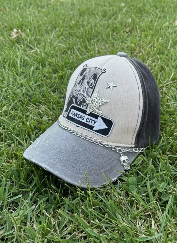 Kansas City Outlaw Trucker Hat 🤍🖤