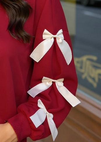 Sweetheart Bows Crewneck – Chiefs Sweet Chic