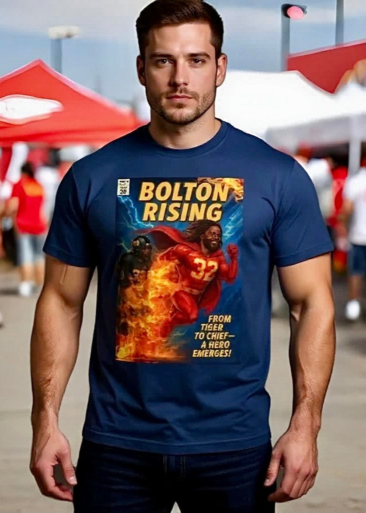 Unisex Bolton Rising Comic Tee – From Tiger to Chief