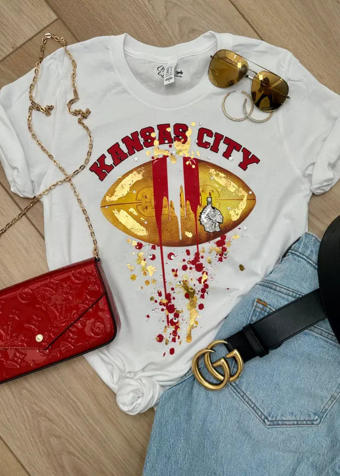 Gold Rush Drip Tee – Kansas City Luxe Edition