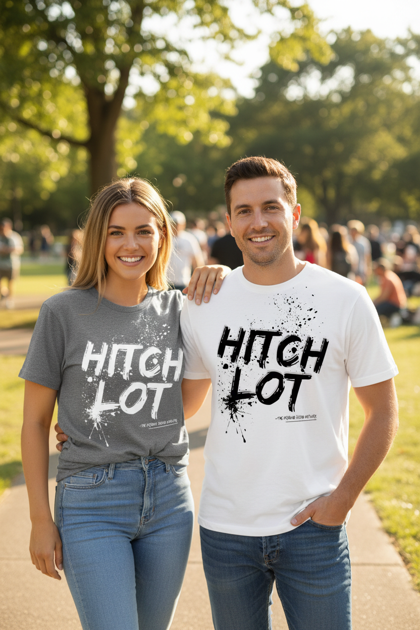 Hitch Lot - Couple Shot White & Grey